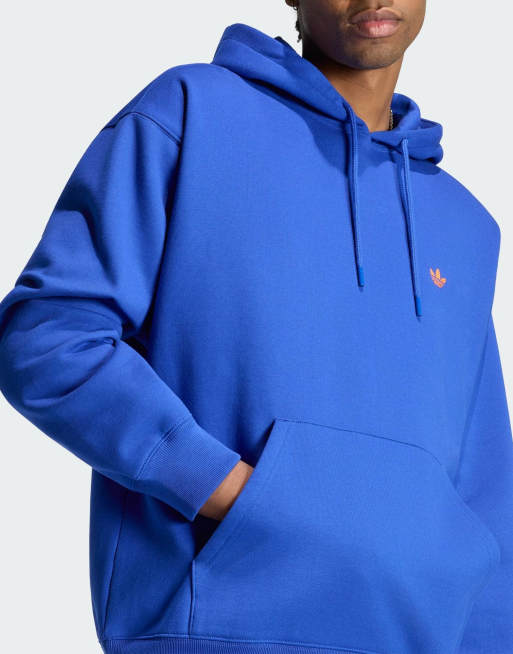 adidas Originals - Essentials - Sweat à capuche ample à logo trèfle - Bleu vif, 4 de 4