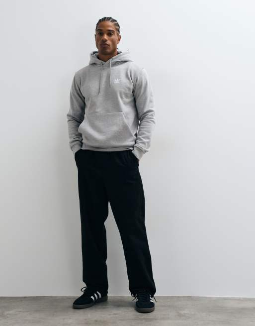 adidas Originals - Essentials - Sweat à capuche avec logo trèfle - Gris, 2 de 5