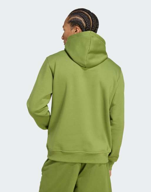 adidas Originals - Essentials - Sweat à capuche avec logo trèfle - Olive technique, 2 de 5