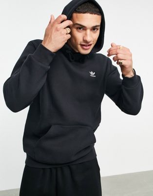 Homme adidas Originals - Essentials - Sweat à capuche avec petit logo - Noir