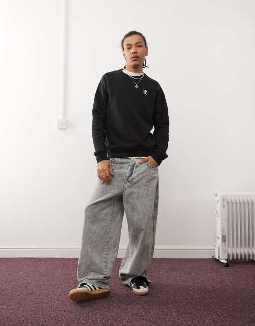 adidas Originals - Essentials - Sweat à logo trèfle - Noir, 3 de 4