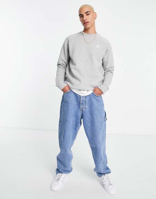 adidas Originals - Essentials - Sweat à petit logo - Gris, 4 de 4