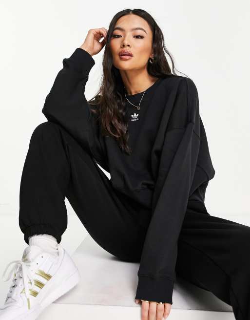 adidas Originals Essentials Sweat court Noir ASOS