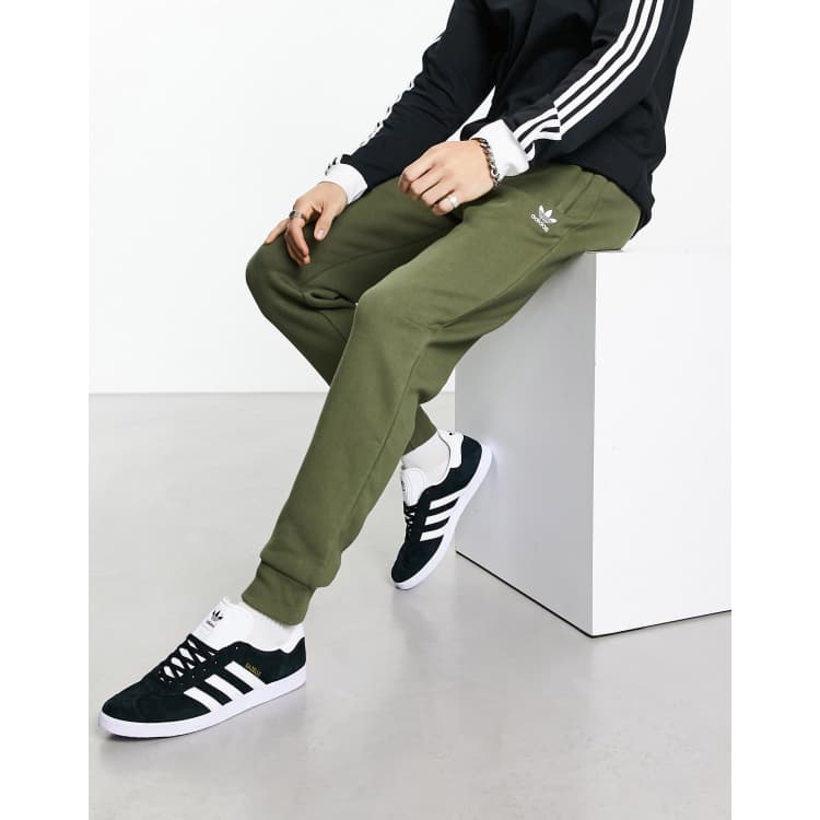 overskridelsen surfing dollar adidas Originals essentials sweatpants in khaki | ASOS