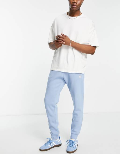 ADIDAS ORIGINALS PREMIUM ESSENTIALS SWEATPANTS, Light blue Men's Casual  Pants