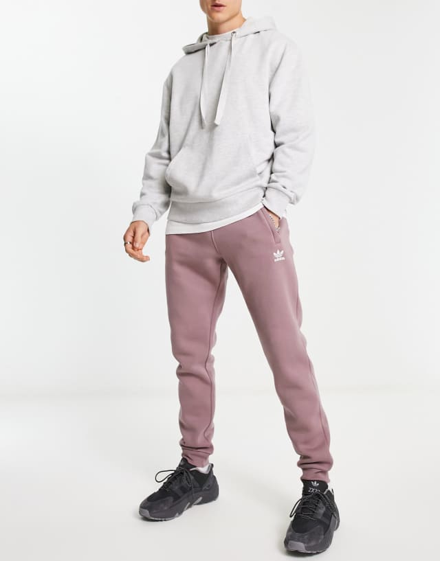 adidas Originals Essentials sweatpants in purple