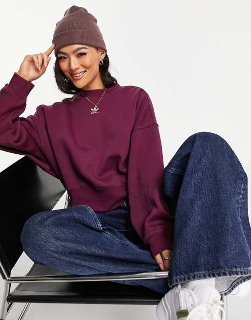 adidas Originals - Essentials - Sweatshirt i crimson