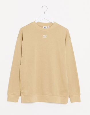beige adidas sweatshirt
