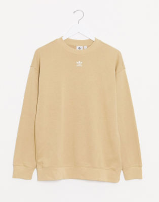 adidas originals essentials sweatshirt in beige