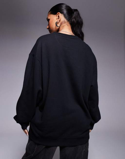 トップス HYKE x Adidas Originals Black Pullover adidas Originals essentials sweatshirt in black | ASOS