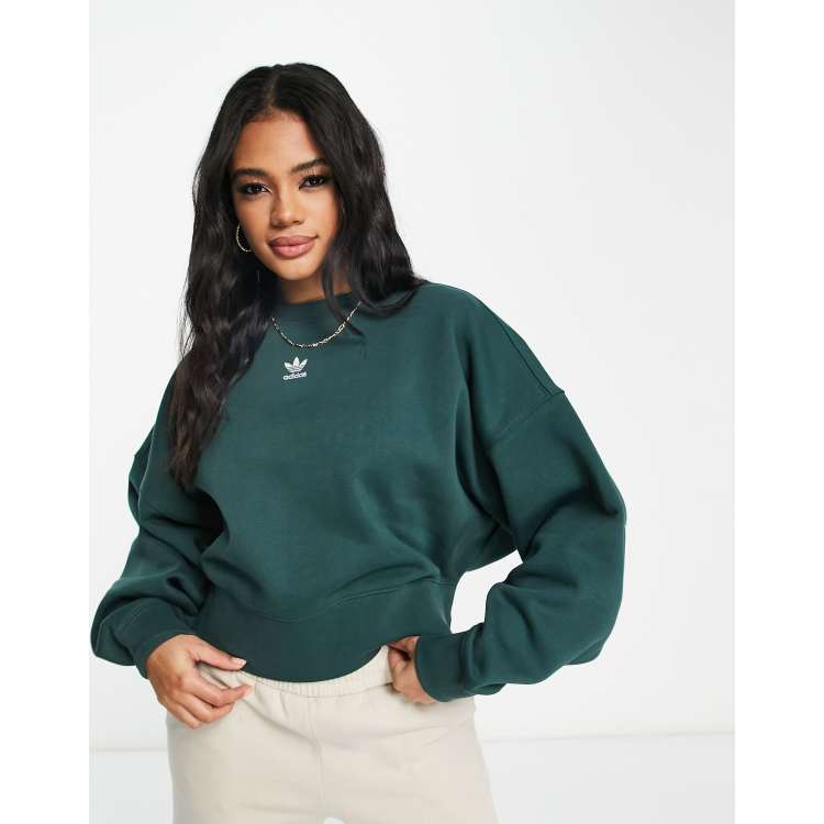 Adidas originals mock outlet neck sweatshirt