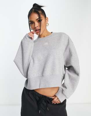 Adidas Originals Essentials Sweatshirt In Gray