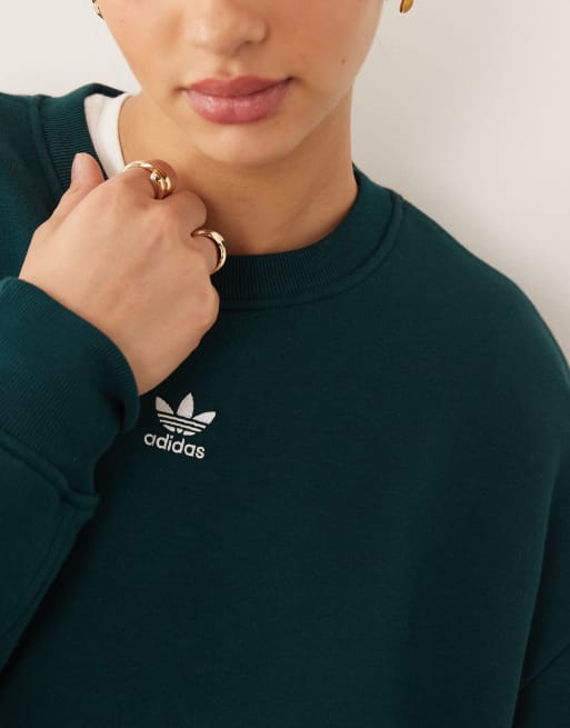 adidas Originals essentials sweatshirt in green