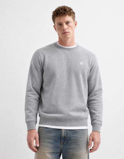 adidas Originals essentials sweatshirt in grey, 6 of 10
