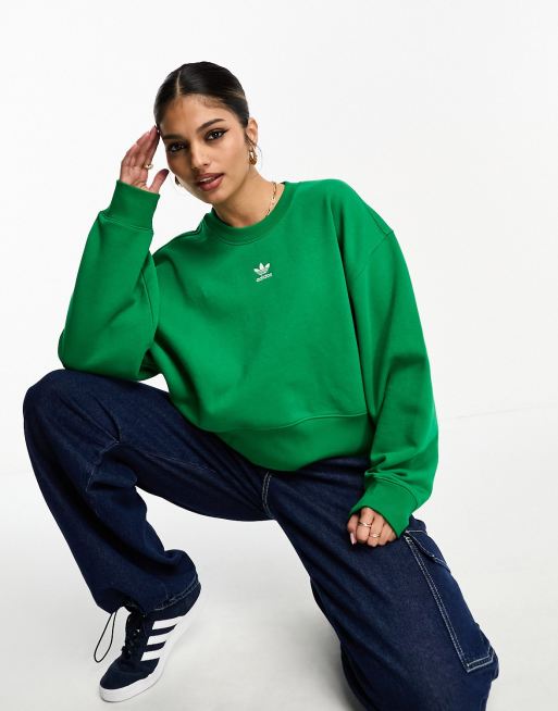 Adidas originals 2025 green sweatshirt