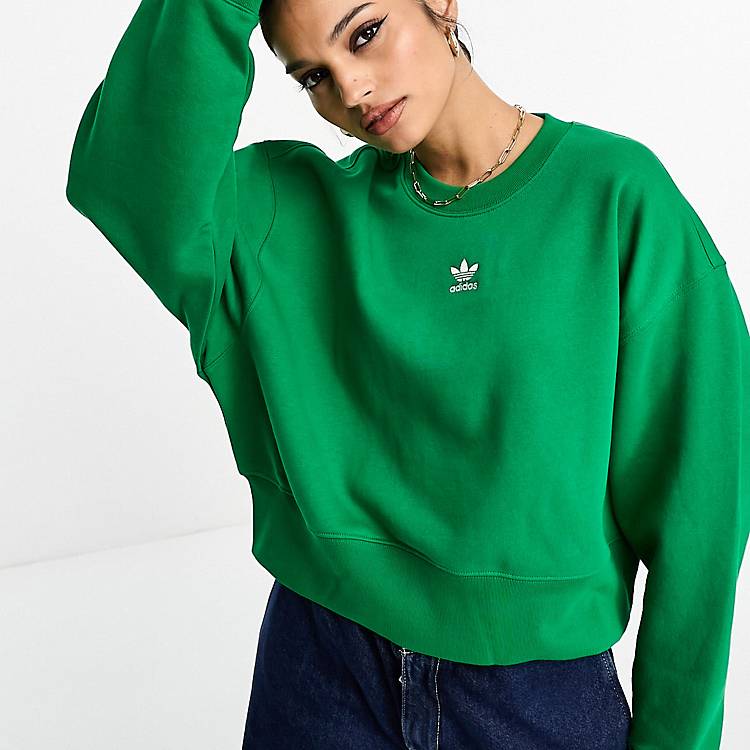 adidas Originals – Essentials – Sweatshirt in Grün | ASOS