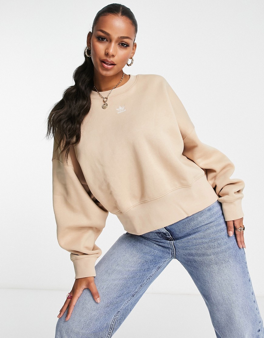 Adidas Originals Essentials sweatshirt in magic beige-Brown