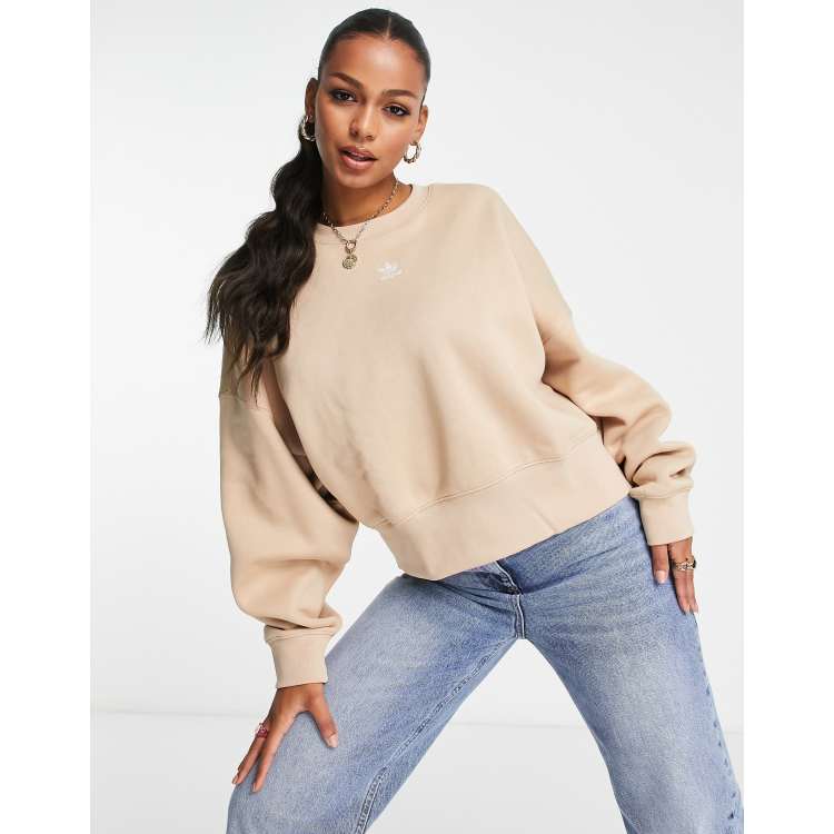 kreativ social kalv adidas Originals Essentials sweatshirt in magic beige | ASOS