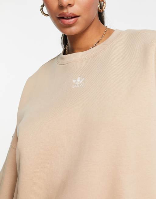 kreativ social kalv adidas Originals Essentials sweatshirt in magic beige | ASOS