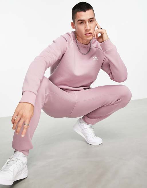adidas Originals Essentials sweatshirt in magic mauve, 4 of 4