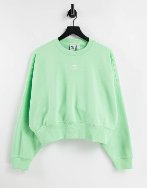 Mint green adidas store sweatshirt