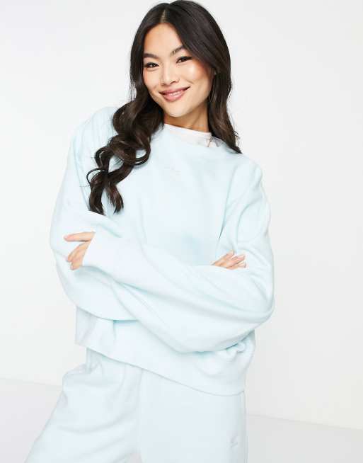 adidas Originals essentials sweatshirt in pale blue