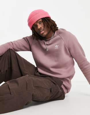 adidas Originals essentials sweatshirt in purple