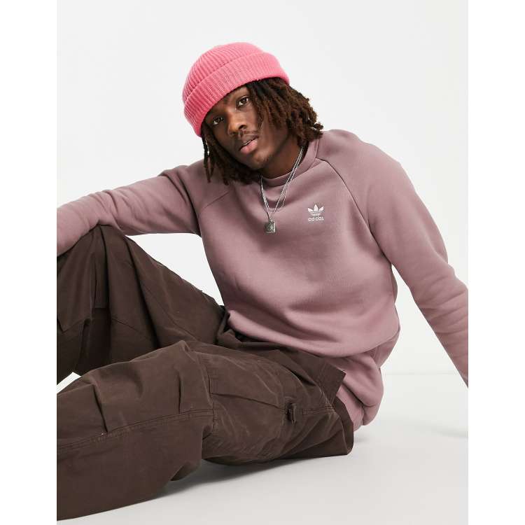 adidas Originals essentials sweatshirt in purple