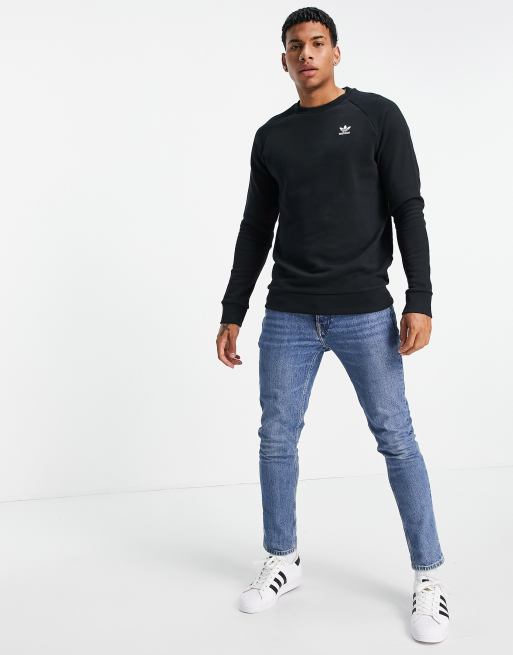 adidas Originals – Essentials – Sweatshirt in Schwarz, 4 von 4