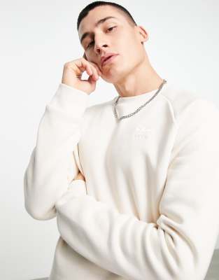 adidas Originals Essentials sweatshirt in wonder white - ASOS Price Checker