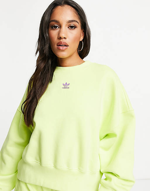  adidas Originals Essentials sweatshirt in yellow 