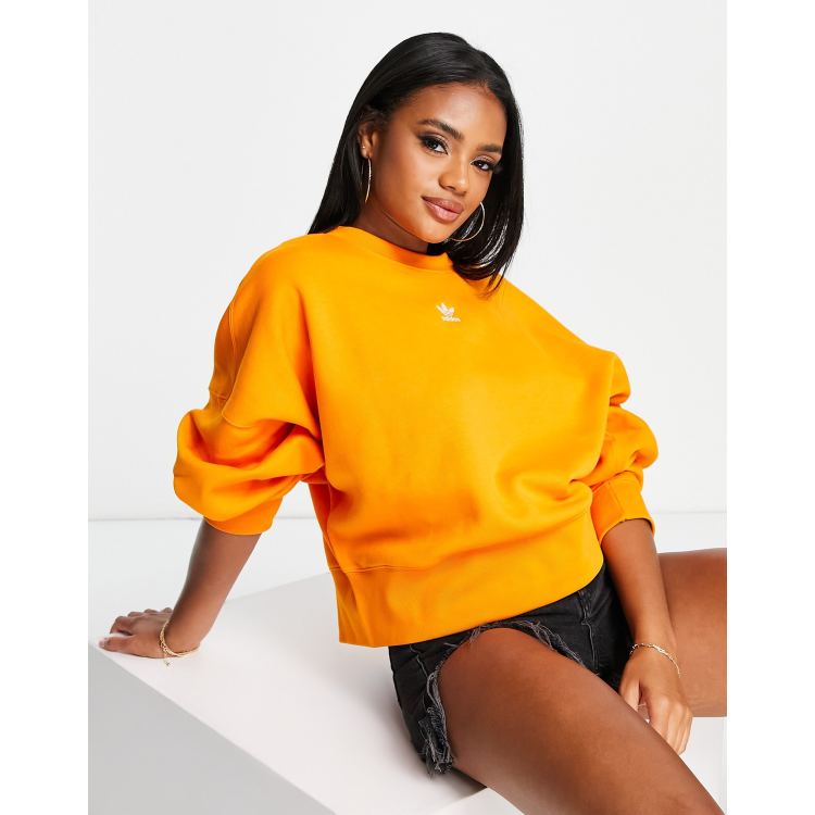 Adidas originals orange on sale sweatshirt