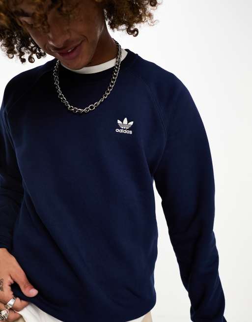 Adidas sweatshirt store small logo