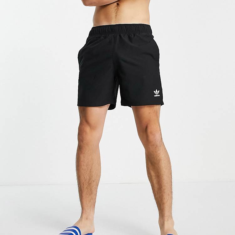 adidas Originals essentials swim shorts in black | ASOS