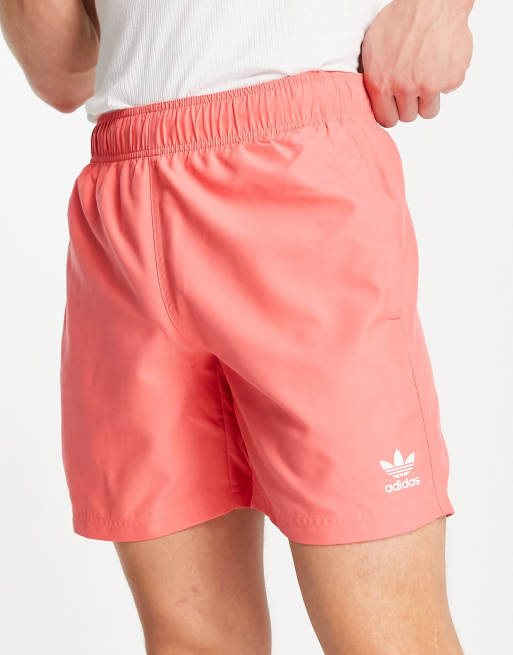 adidas Originals Essentials swim shorts in pink ASOS