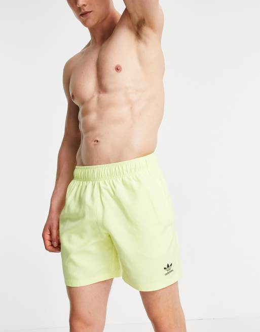 Adidas california swim store shorts yellow