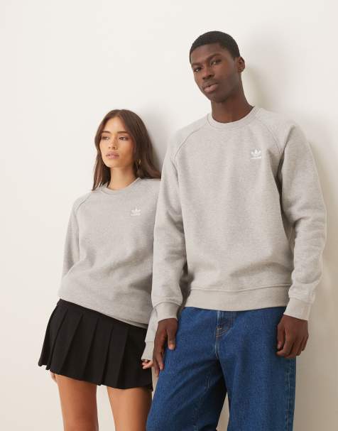 adidas Originals essentials sweatshirt in grey