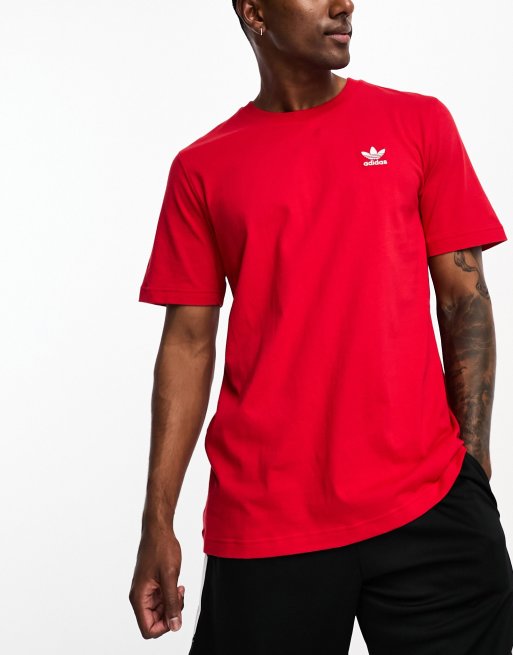 adidas Originals - Essentials - T-shirt à manches courtes - Rouge