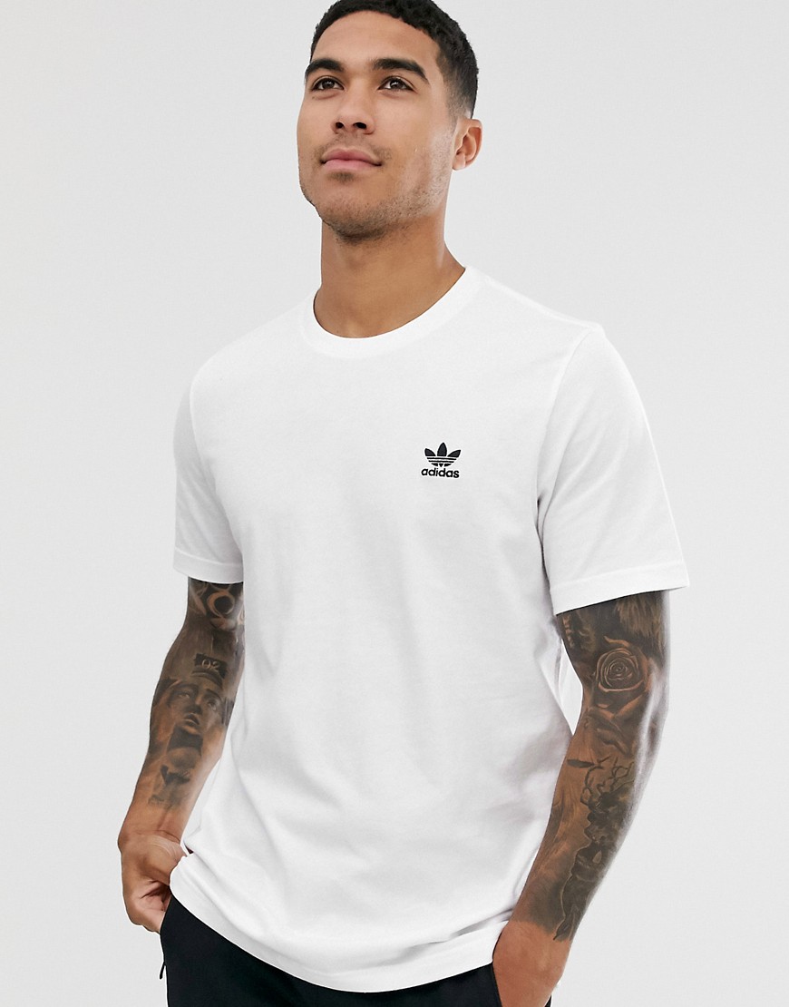 Adidas Originals - Essentials - T-shirt bianca-Bianco