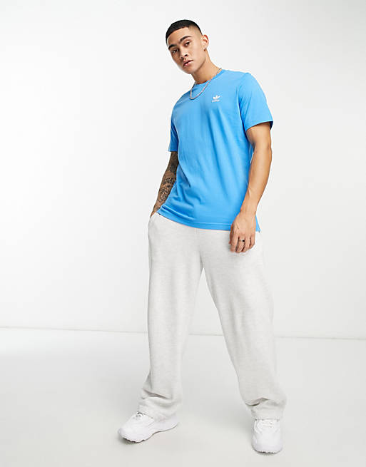 adidas Originals essentials t-shirt in blue | ASOS