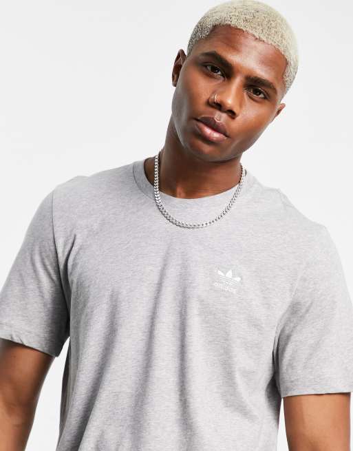 adidas Originals Essentials T shirt in gem leerd grijs