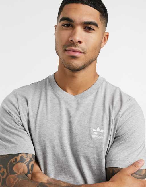 adidas Originals essentials t-shirt in grey | ASOS