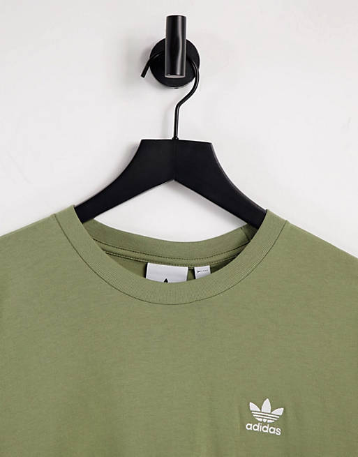 Men adidas Originals essentials t-shirt in khaki 