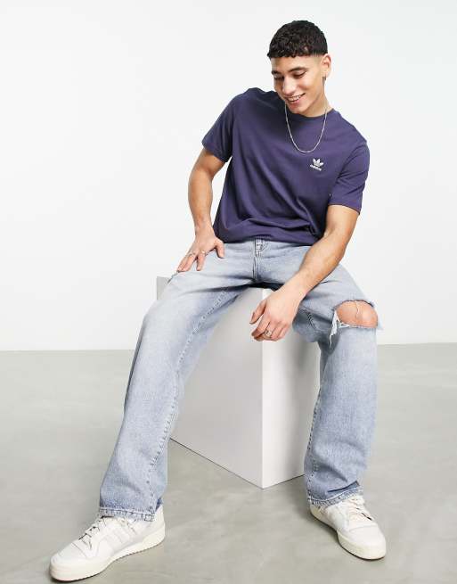 adidas Originals – Essentials – T-Shirt in kräftigem Marineblau