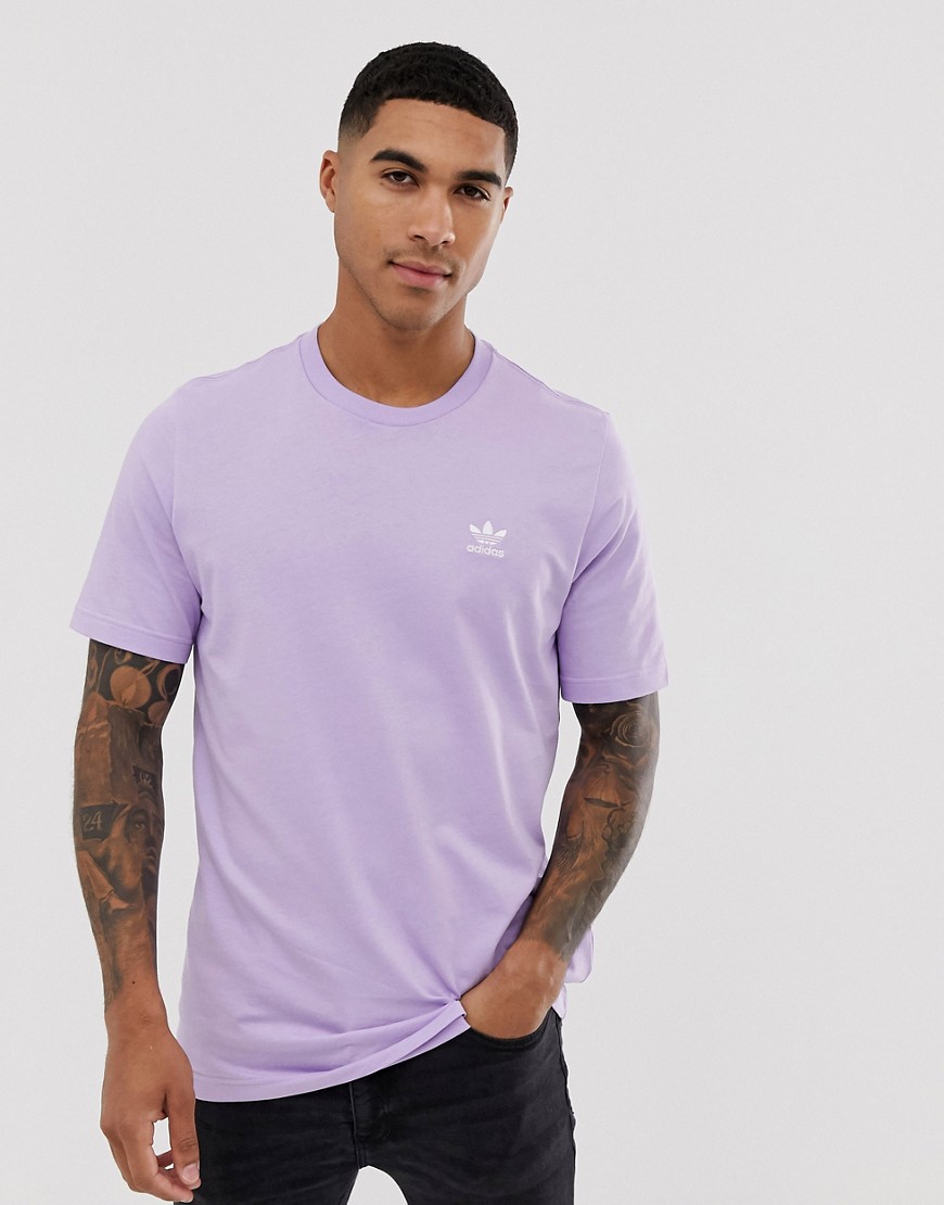 Adidas Originals essentials t-shirt in lilac-Purple