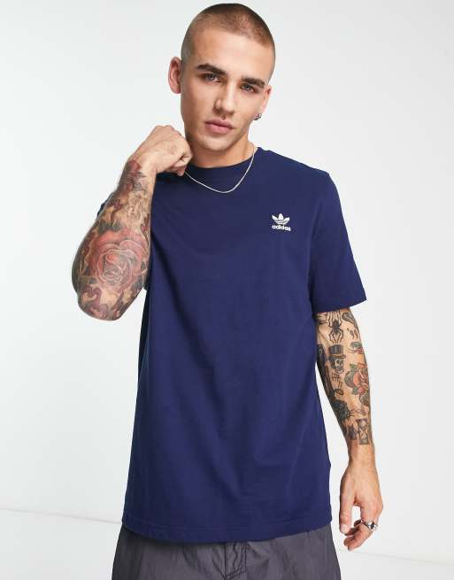 adidas Originals essentials t-shirt in navy | ASOS