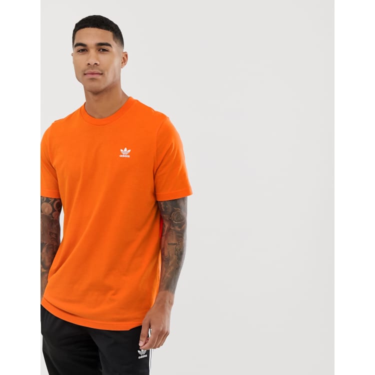 adidas Originals essentials t shirt in orange ASOS