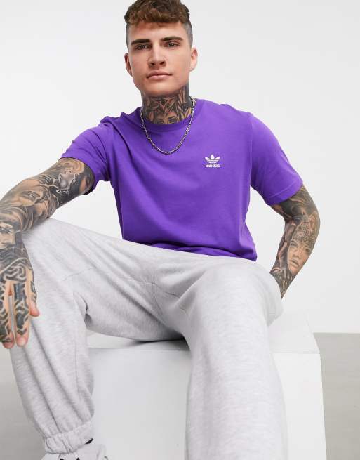 Rudyard Kipling Sport Voordracht adidas Originals - Essentials - T-shirt in paars | ASOS