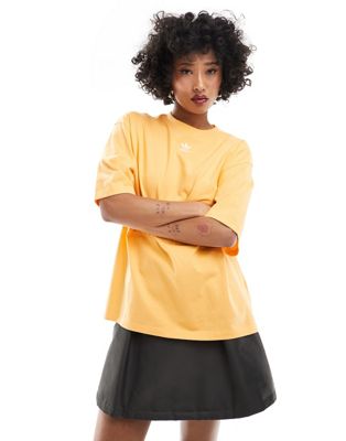 adidas Originals essentials t-shirt in pastel orange - ASOS Price Checker