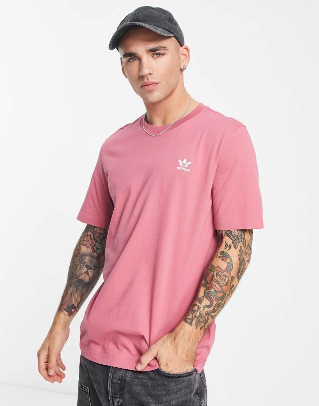 adidas Originals essentials t-shirt in pink